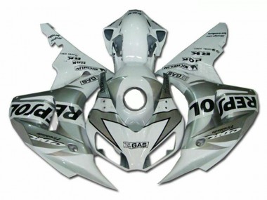 Silver Repsol 04-05 Honda CBR1000RR Motorcycle Fairing