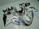 Silver White 09-16 Suzuki GSXR 1000 Motorcycle Fairings Silver White 09-16 Suzuki GSXR 1000 Motorcycle Fairings