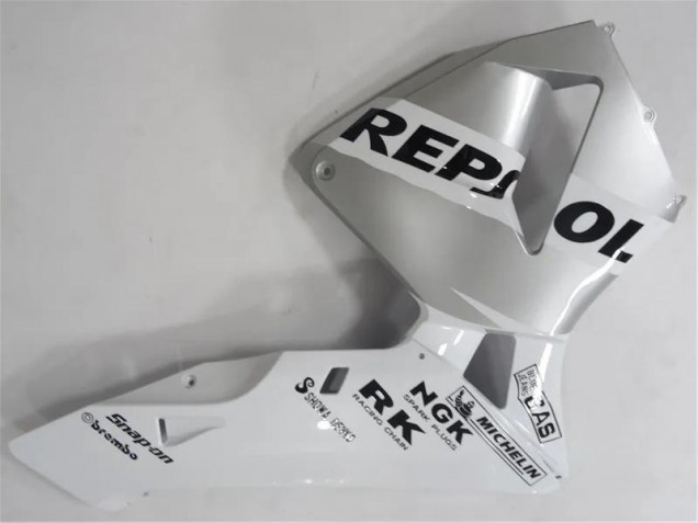 Silver White Black Repsol 03-04 Honda CBR600RR Motorcycle Fairings Silver White Black Repsol 03-04 Honda CBR600RR Motorcycle Fairings