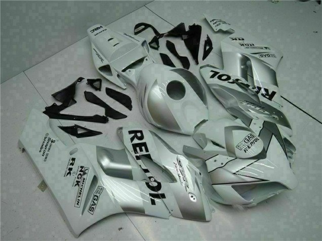 Silver White Repsol 04-05 Honda CBR1000RR Motorcycle Fairing Silver White Repsol 04-05 Honda CBR1000RR Motorcycle Fairing