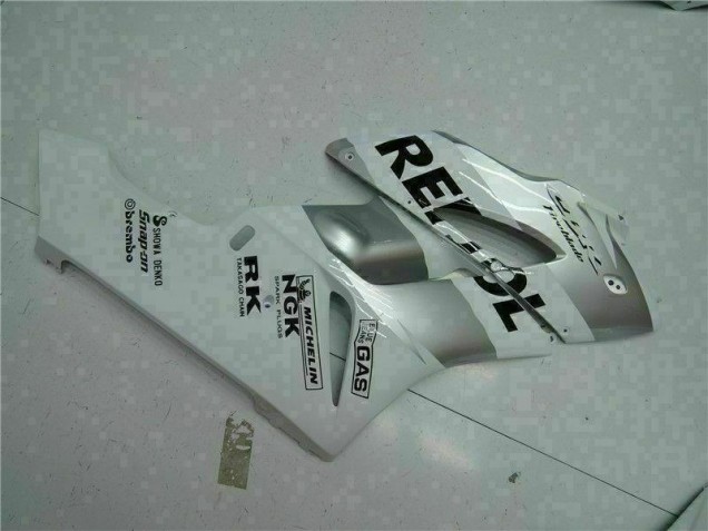 Silver White Repsol 04-05 Honda CBR1000RR Motorcycle Fairing Silver White Repsol 04-05 Honda CBR1000RR Motorcycle Fairing