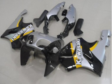 Silver and Black 96-03 Kawasaki ZX7R Motorcycle Fairings