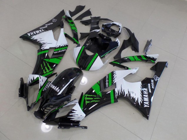 Special White Green Monster 08-16 Yamaha YZF R6 Motorcycle Fairings