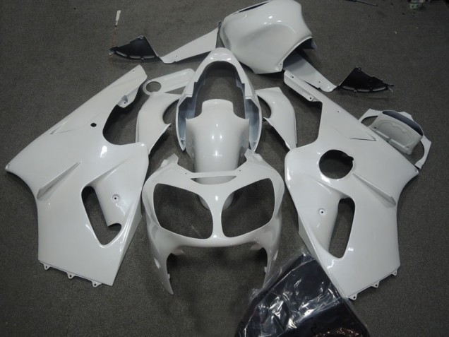 White 00-01 Kawasaki ZX12R Motorcycle Fairings White 00-01 Kawasaki ZX12R Motorcycle Fairings
