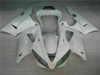 White 00-01 Yamaha YZF R1 Full Motorcycle Fairing Kits