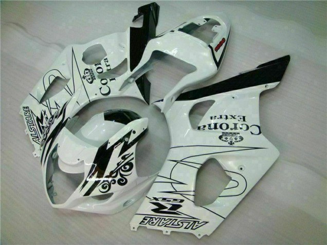 White 03-04 Suzuki GSXR 1000 Motorcycle Bodywork