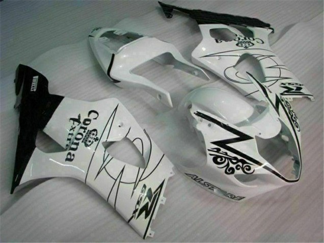 White 03-04 Suzuki GSXR 1000 Motorcycle Fairings