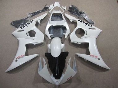 White 03-05 Yamaha YZF R6 Motorcycle Fairing