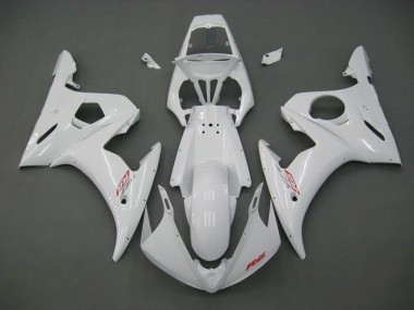 White 03-05 Yamaha YZF R6 Motorcycle Fairings