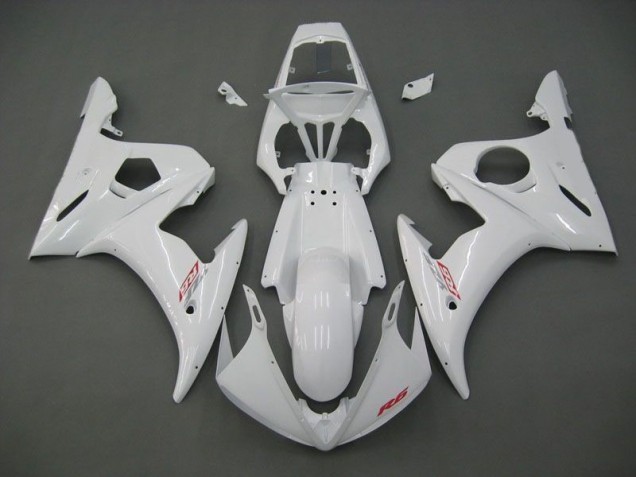 White 03-05 Yamaha YZF R6 Motorcycle Fairings White 03-05 Yamaha YZF R6 Motorcycle Fairings