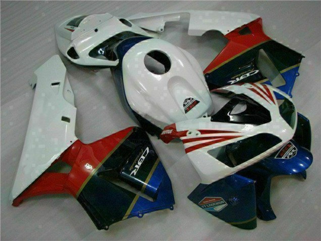 White 05-06 Honda CBR600RR Motorcycle Fairing Kits White 05-06 Honda CBR600RR Motorcycle Fairing Kits