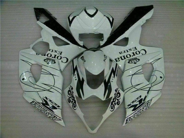White 05-06 Suzuki GSXR 1000 Motorcycle Bodywork White 05-06 Suzuki GSXR 1000 Motorcycle Bodywork