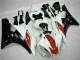 White 06-07 Yamaha YZF R6 Motorcycle Fairings