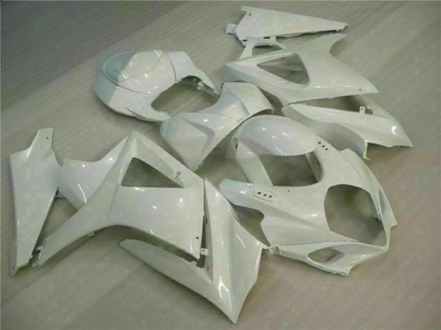 White 07-08 Suzuki GSXR 1000 Motorcycle Fairings