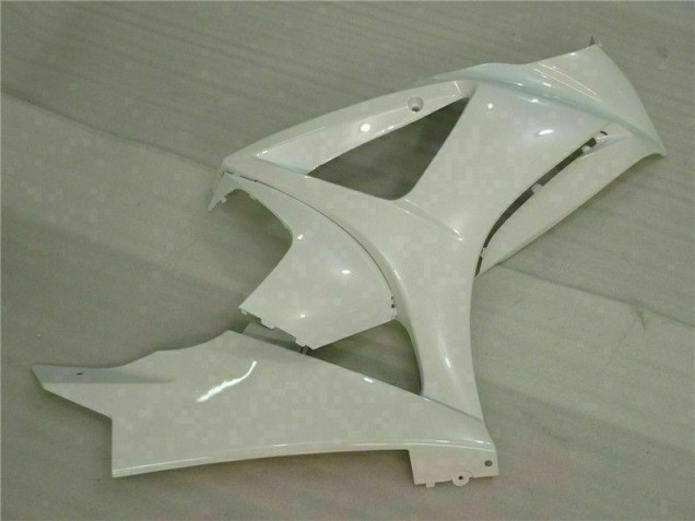 White 07-08 Suzuki GSXR 1000 Motorcycle Fairings