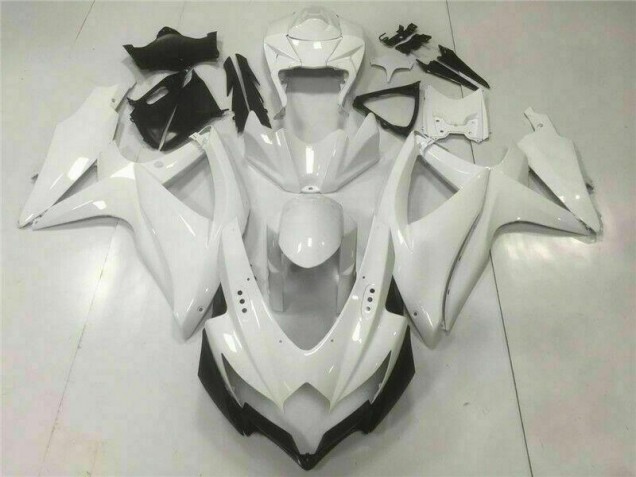 White 08-10 Suzuki GSXR 600/750 Motorcycle Bodywork White 08-10 Suzuki GSXR 600/750 Motorcycle Bodywork