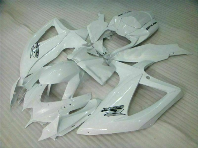 White 08-10 Suzuki GSXR 600/750 Motorcycle Fairing