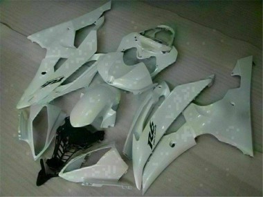 White 08-16 Yamaha YZF R6 Full Motorcycle Fairing Kits