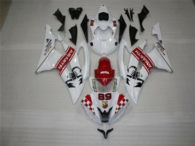 White 08-16 Yamaha YZF R6 Motorcycle Fairing & Bodywork