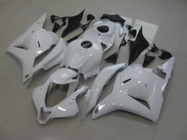 White 09-12 Honda CBR600RR Motorcycle Bodywork