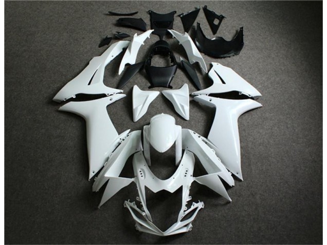 White 11-21 Suzuki GSXR 600/750 Motorcycle Fairings White 11-21 Suzuki GSXR 600/750 Motorcycle Fairings