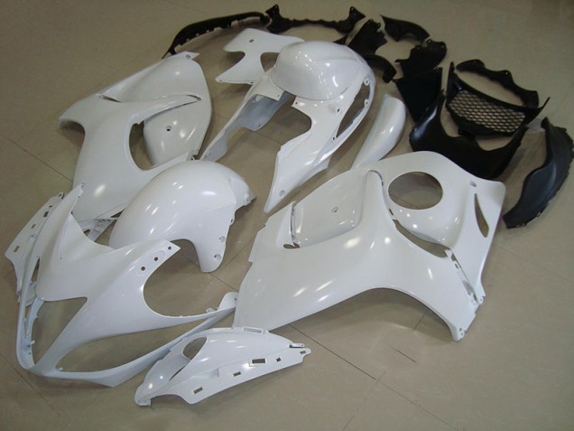 White 96-07 Suzuki GSXR 1300 Hayabusa Motorcycle Fairings White 96-07 Suzuki GSXR 1300 Hayabusa Motorcycle Fairings