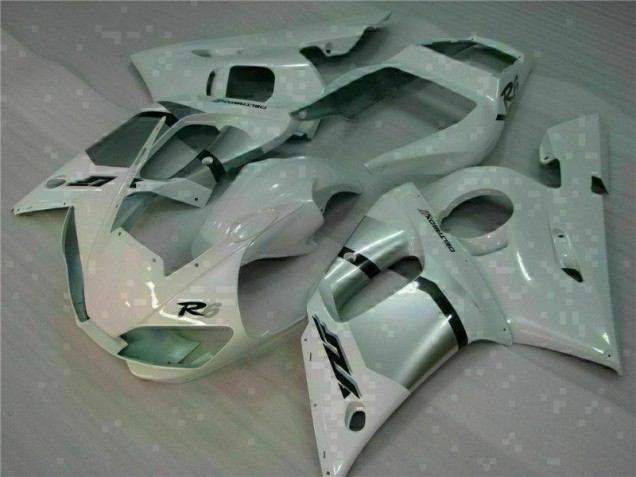 White 98-02 Yamaha YZF R6 Motorcycle Fairings White 98-02 Yamaha YZF R6 Motorcycle Fairings
