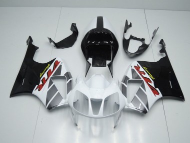 White Black 00-06 Honda VTR1000 Motorcycle Fairings