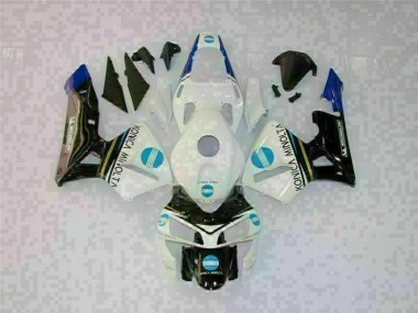 White Black 03-04 Honda CBR600RR Motorcycle Bodywork