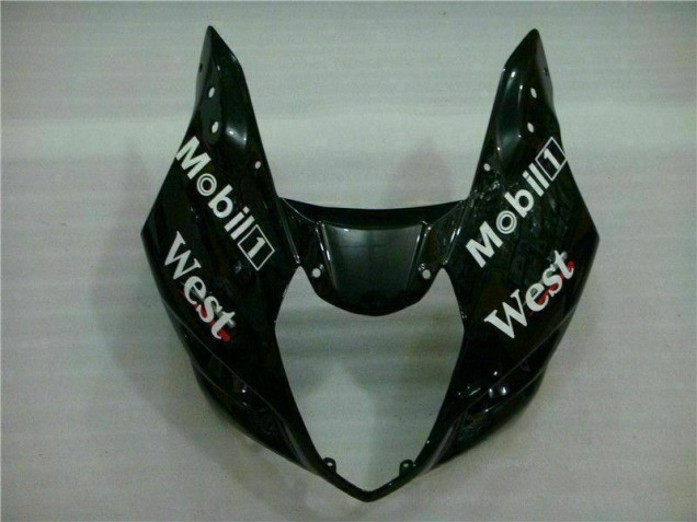 White Black 03-04 Suzuki GSXR 1000 Full Motorcycle Fairing Kits