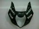 White Black 03-04 Suzuki GSXR 1000 Full Motorcycle Fairing Kits