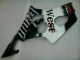 White Black 03-04 Suzuki GSXR 1000 Full Motorcycle Fairing Kits