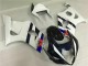 White Black 03-04 Suzuki GSXR 1000 Motorcycle Fairing Kits