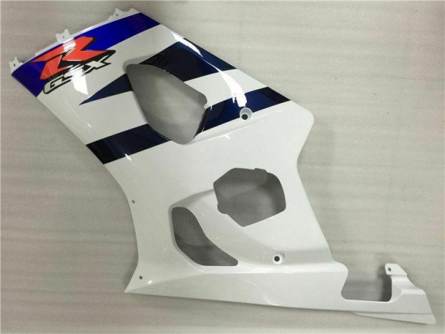White Black 03-04 Suzuki GSXR 1000 Motorcycle Fairing Kits