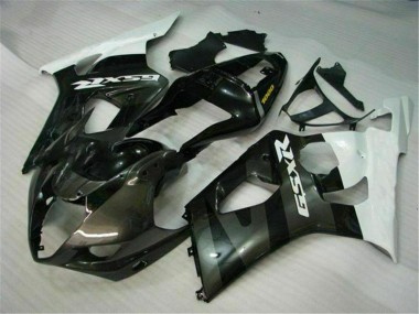 White Black 03-04 Suzuki GSXR 1000 Motorcycle Fairing