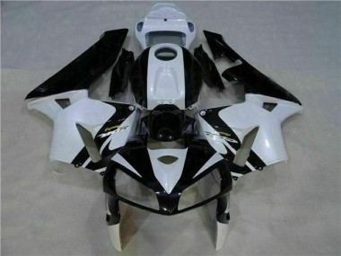 White Black 05-06 Honda CBR600RR Motorcycle Bodywork