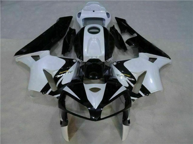 White Black 05-06 Honda CBR600RR Motorcycle Bodywork White Black 05-06 Honda CBR600RR Motorcycle Bodywork