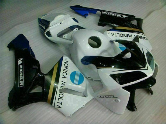 White Black 05-06 Honda CBR600RR Motorcycle Fairings White Black 05-06 Honda CBR600RR Motorcycle Fairings