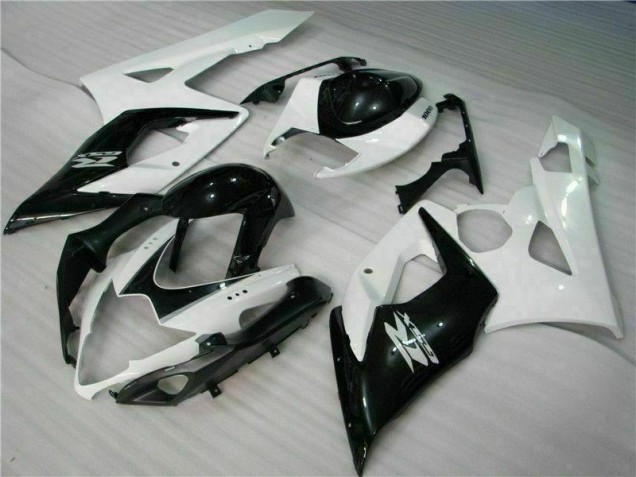 White Black 05-06 Suzuki GSXR 1000 Motorcycle Bodywork White Black 05-06 Suzuki GSXR 1000 Motorcycle Bodywork