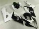 White Black 05-06 Suzuki GSXR 1000 Motorcycle Fairing White Black 05-06 Suzuki GSXR 1000 Motorcycle Fairing