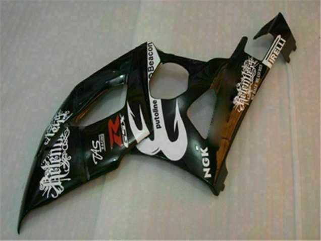 White Black 05-06 Suzuki GSXR 1000 Motorcycle Fairings White Black 05-06 Suzuki GSXR 1000 Motorcycle Fairings