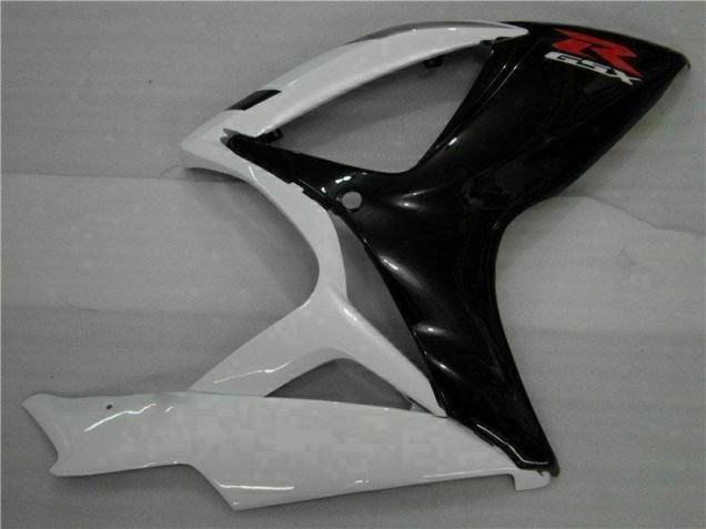 White Black 06-07 Suzuki GSXR 600/750 Motorcycle Fairings