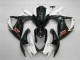 White Black 06-07 Suzuki GSXR 600/750 Motorcycle Fairings