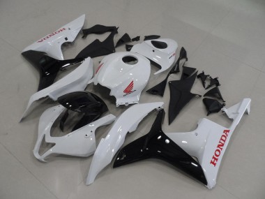 White Black 07-08 Honda CBR600RR Motorcycle Fairings