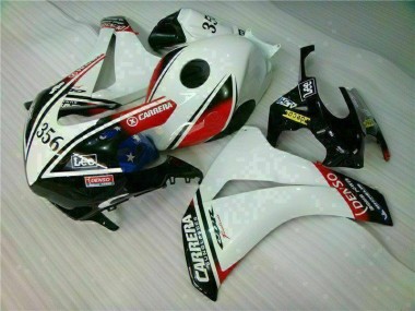 White Black 08-11 Honda CBR1000RR Motorcycle Fairings