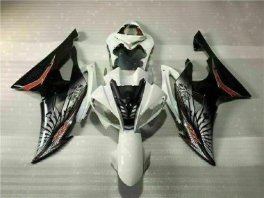 White Black 08-16 Yamaha YZF R6 Full Motorcycle Fairing Kits