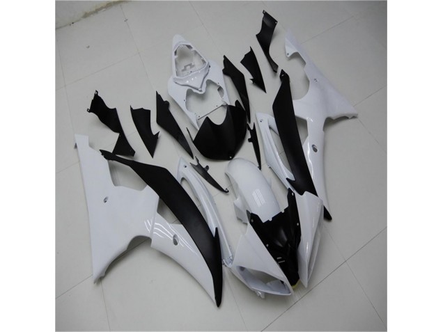 White Black 08-16 Yamaha YZF R6 Motorcycle Fairing & Bodywork White Black 08-16 Yamaha YZF R6 Motorcycle Fairing & Bodywork