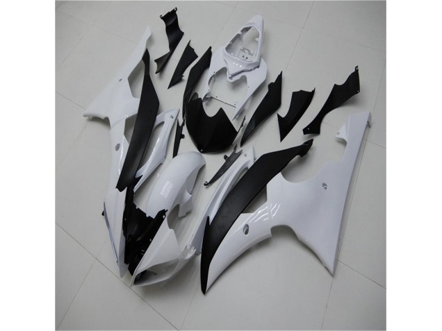 White Black 08-16 Yamaha YZF R6 Motorcycle Fairing & Bodywork White Black 08-16 Yamaha YZF R6 Motorcycle Fairing & Bodywork