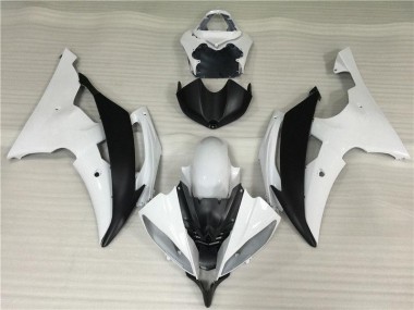 White Black 08-16 Yamaha YZF R6 Motorcycle Fairing & Bodywork