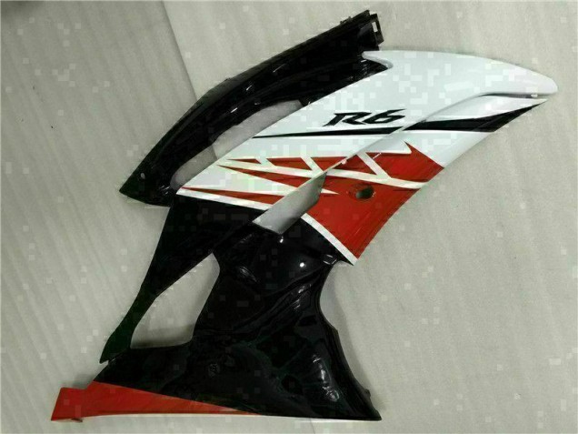 White Black 08-16 Yamaha YZF R6 Motorcycle Fairing Kits